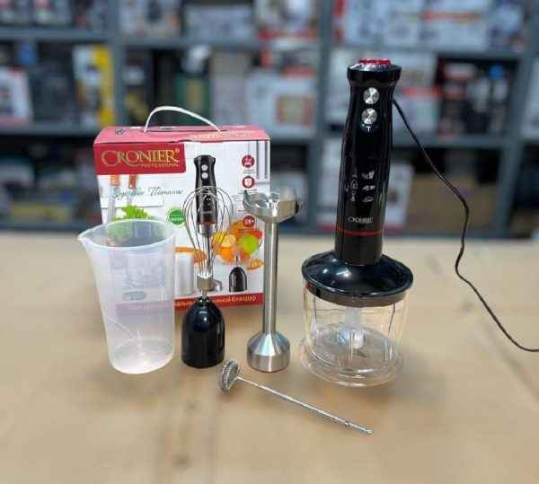Cronier Professional 4-in-1 Hand Blender Set