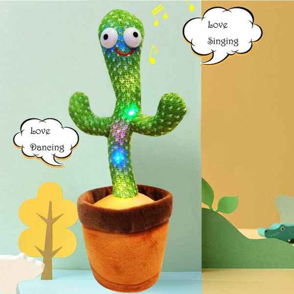 Talking and Dancing Cactus Plush Toy