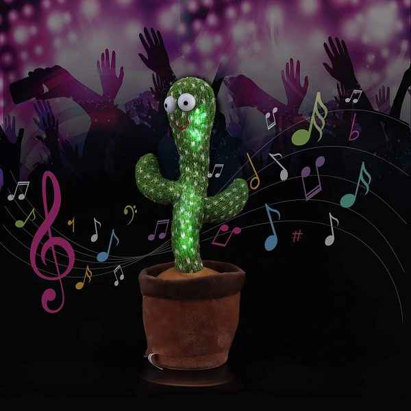 Talking and Dancing Cactus Plush Toy