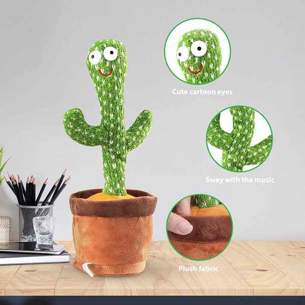Talking and Dancing Cactus Plush Toy
