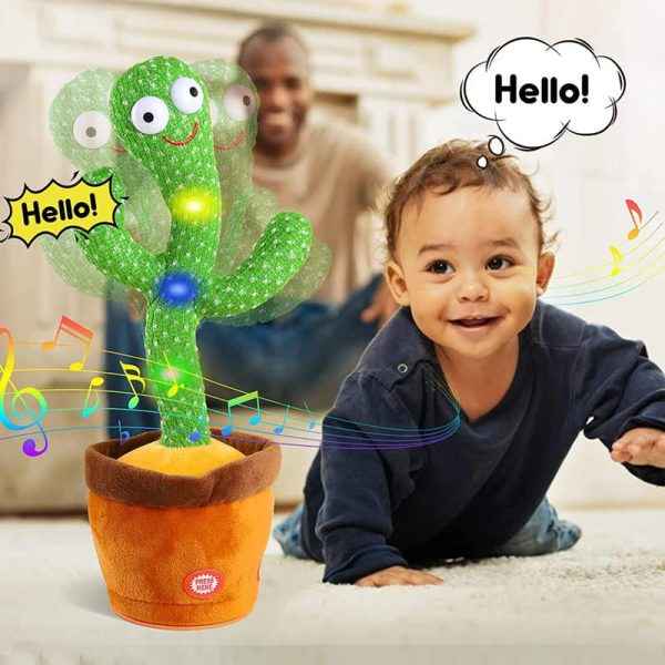 Talking and Dancing Cactus Plush Toy