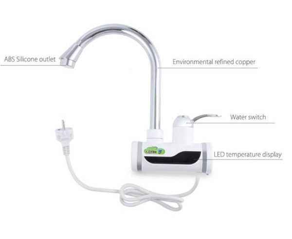 Electric Hot Water Faucet For Kitchen