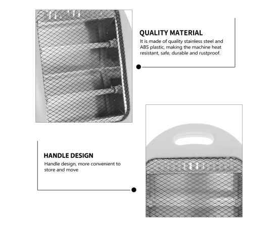 Electric Quartz Heater With 2 Tubes - 800w