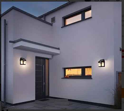 Solar Wall Lamp with Tungsten Bulbs