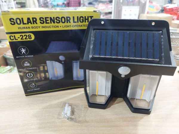 Solar Wall Lamp with Tungsten Bulbs