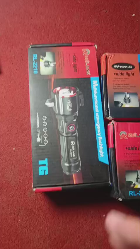 Super Powerful 2-in-1 Emergency Flashlight Torch