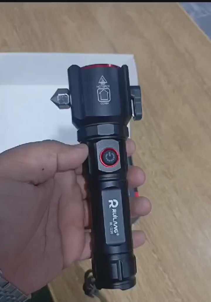 Super Powerful 2-in-1 Emergency Flashlight Torch