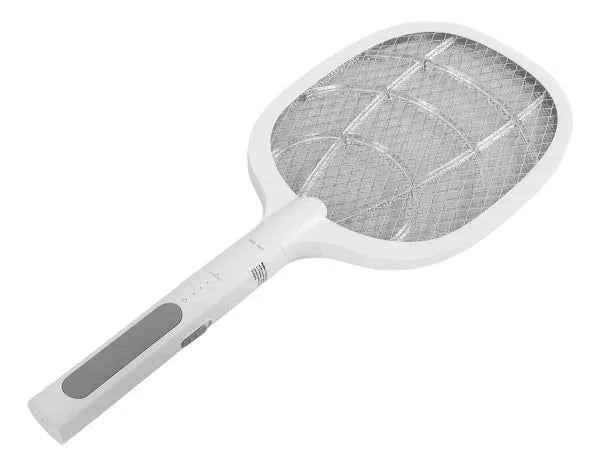 Rechargeable Electric Mosquito Killer Racket 2 In 1 Led Flashlight