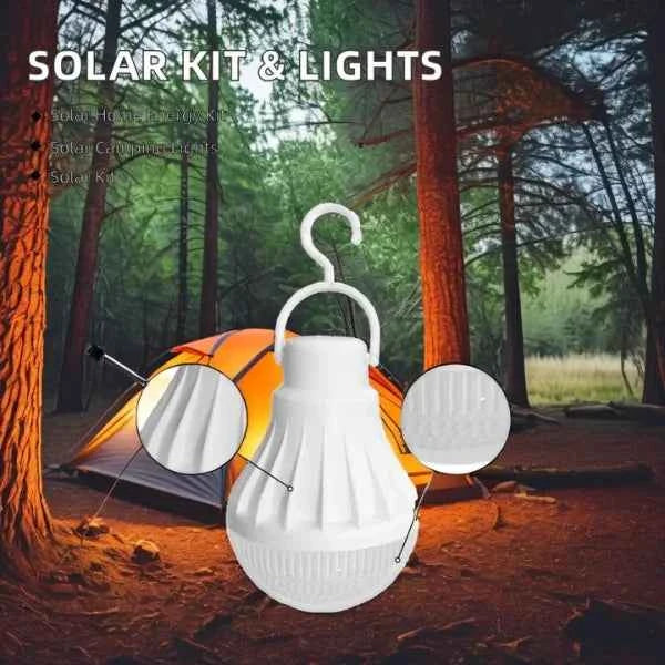 Solar Light System For Camping/Hunting