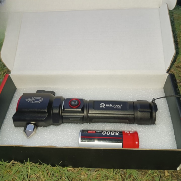Super Powerful 2-in-1 Emergency Flashlight Torch - 
