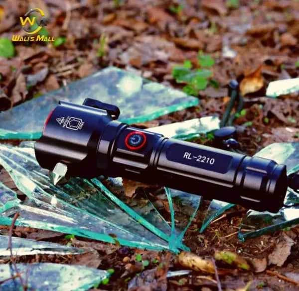 Super Powerful 2-in-1 Emergency Flashlight Torch