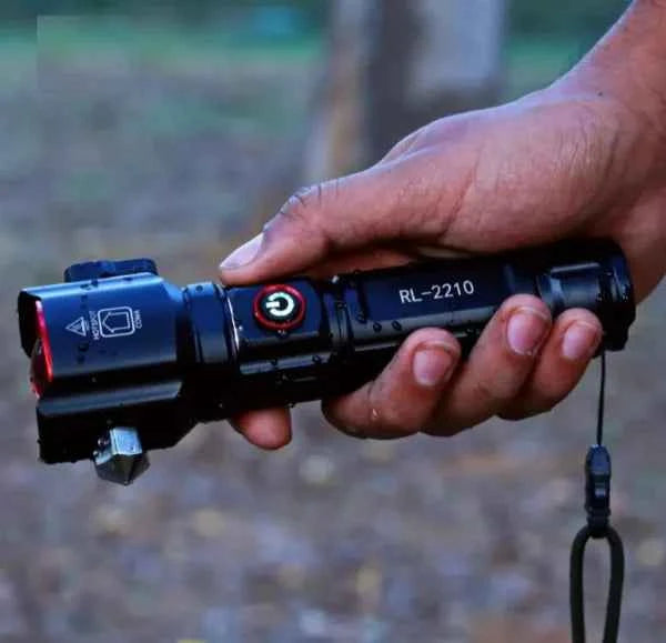 Super Powerful 2-in-1 Emergency Flashlight Torch